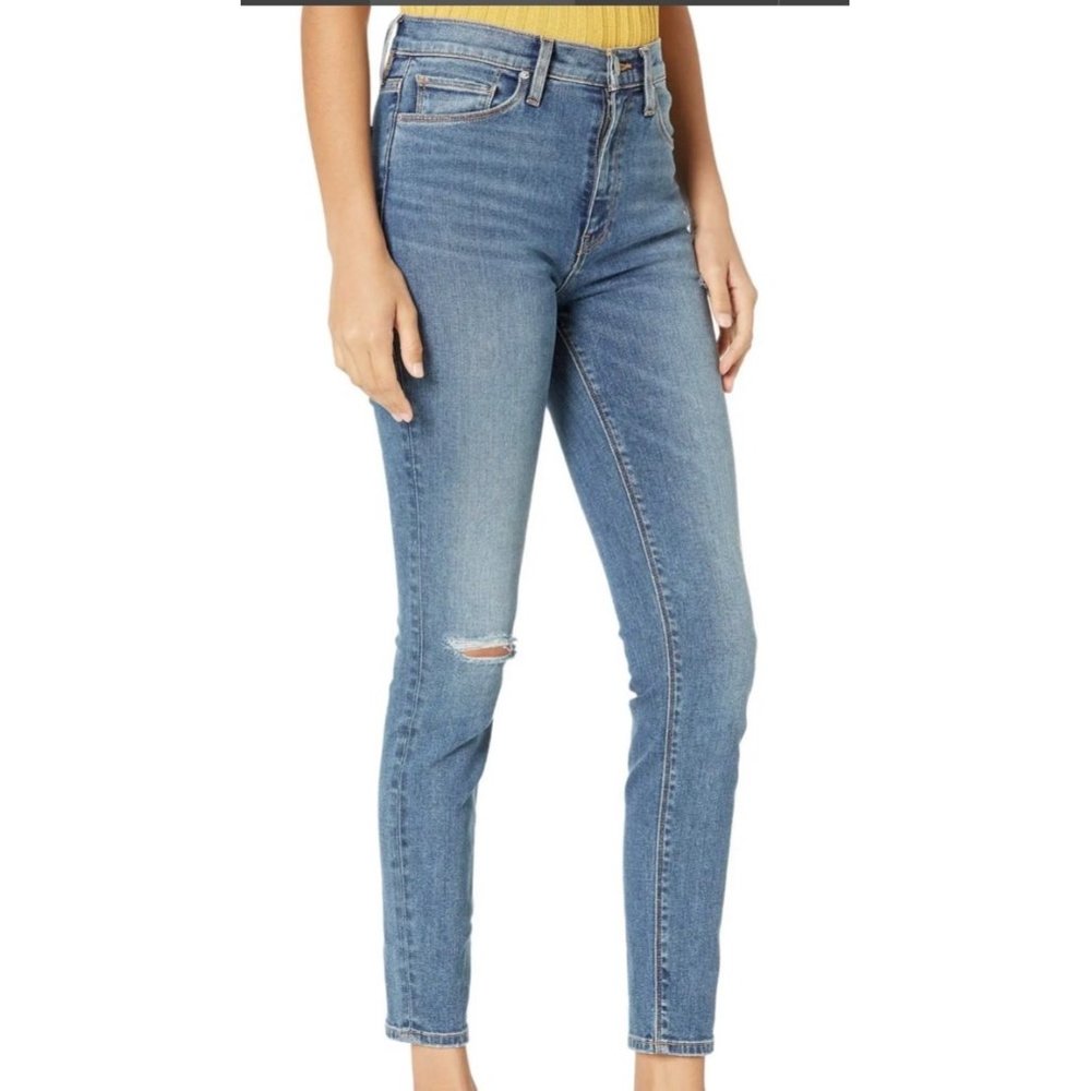 Hudson Womens Barbara High Wait Super Skinny Ankle in Victorious W 24
